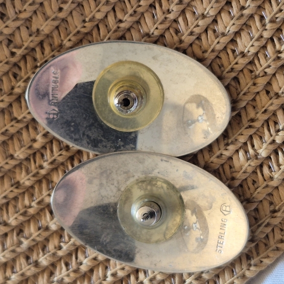 925 Sterling Silver BIRKS 2 IN ONE EARRINGS - Picture 4 of 16